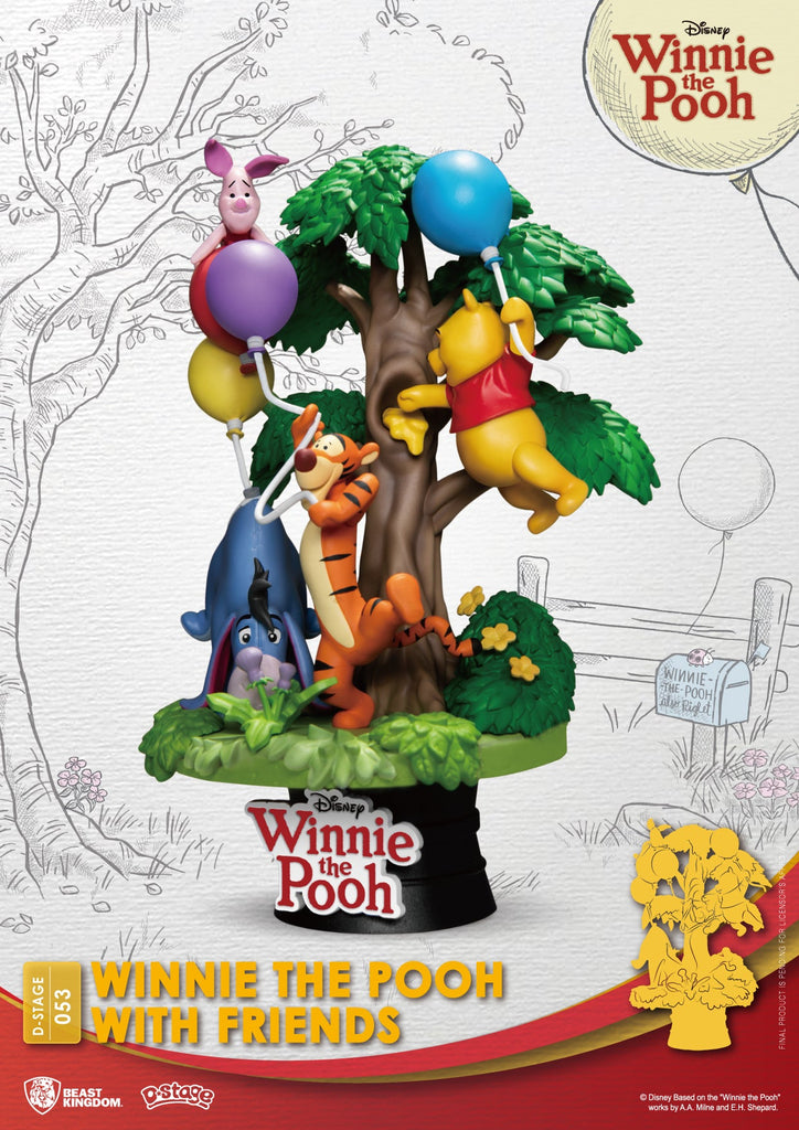 Beast Kingdom - Winnie The Pooh with Friends D Stage Diorama Statue