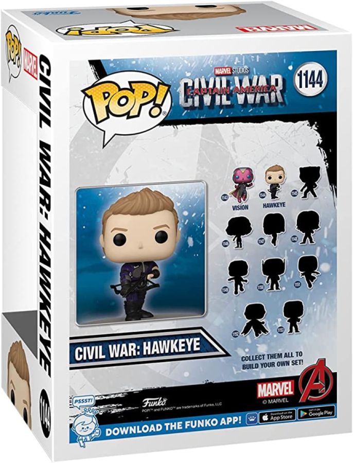 Captain America Sce Pop Vinyl Captain America 3: Civil War Hawkeye