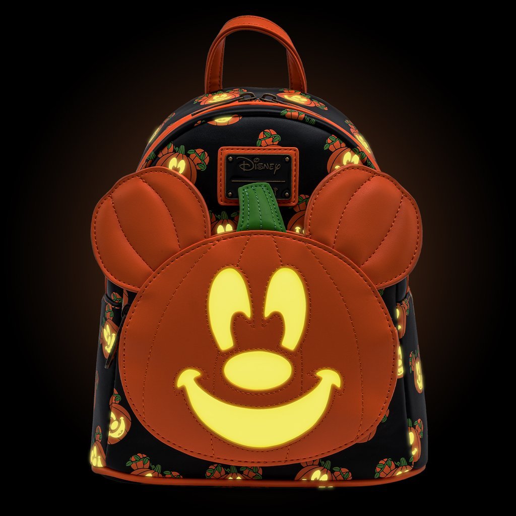 Disney Mickey Mouse: Glow In The Dark Mickey-O-Lantern Loungefly