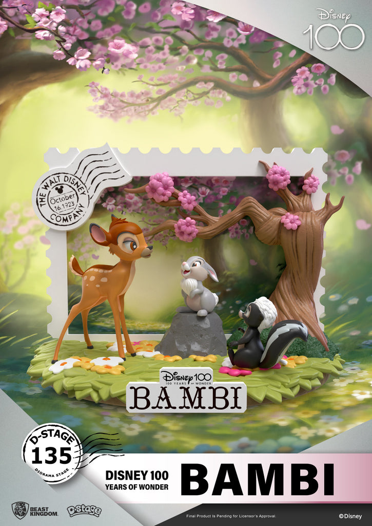 Beast Kingdom - Disney 100 Years of Wonder: Bambi D Stage Diorama Statue