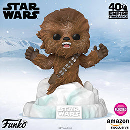 Coming soon: US Exclusive Pop! Deluxe - Star Wars: The Empire Strikes Back, Battle at Echo Base - Chewbacca (Flocked)