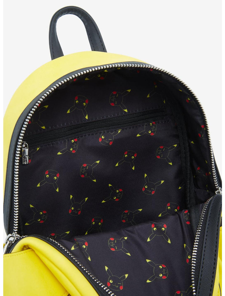 Loungefly Pokémon Pikachu Smiling Mini Backpack Loungefly Pokemon Pikachu SMILING Mini Backpack NEW | eBay main image 3