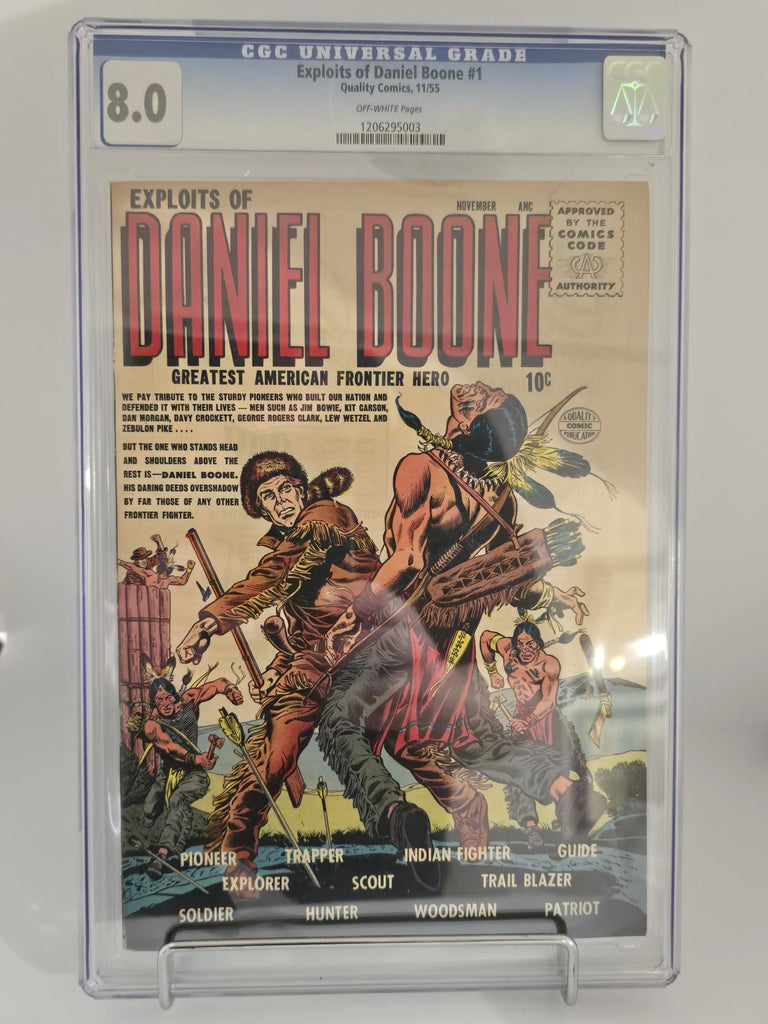 CGC Universal Grade 8.0 Exploits of Daniel Boone #1 Comic