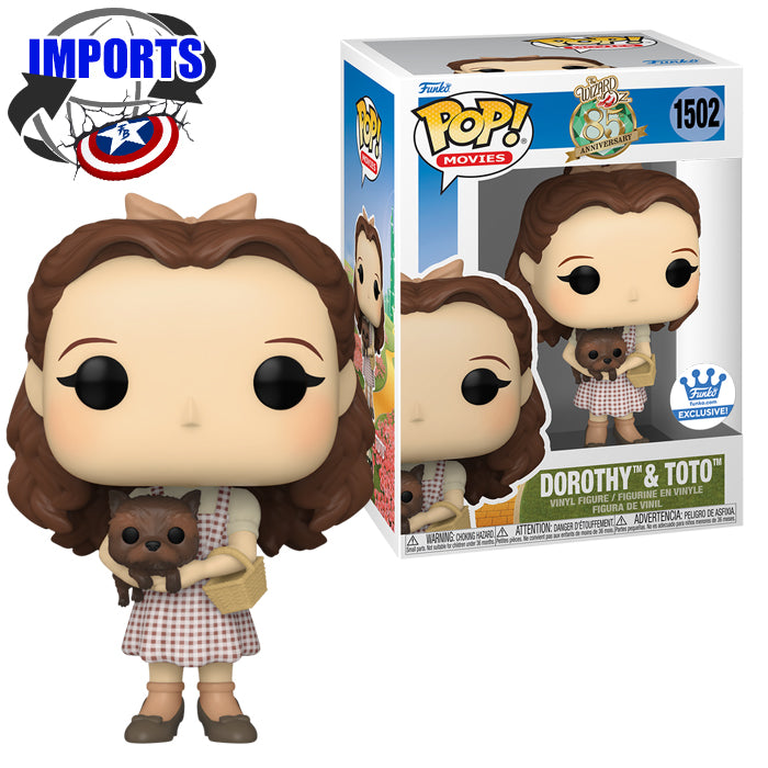Funko Shop Exclusive The Wizard of Oz: 85th Anniversary Dorothy and Toto Pop! Vinyl (IMPORT)