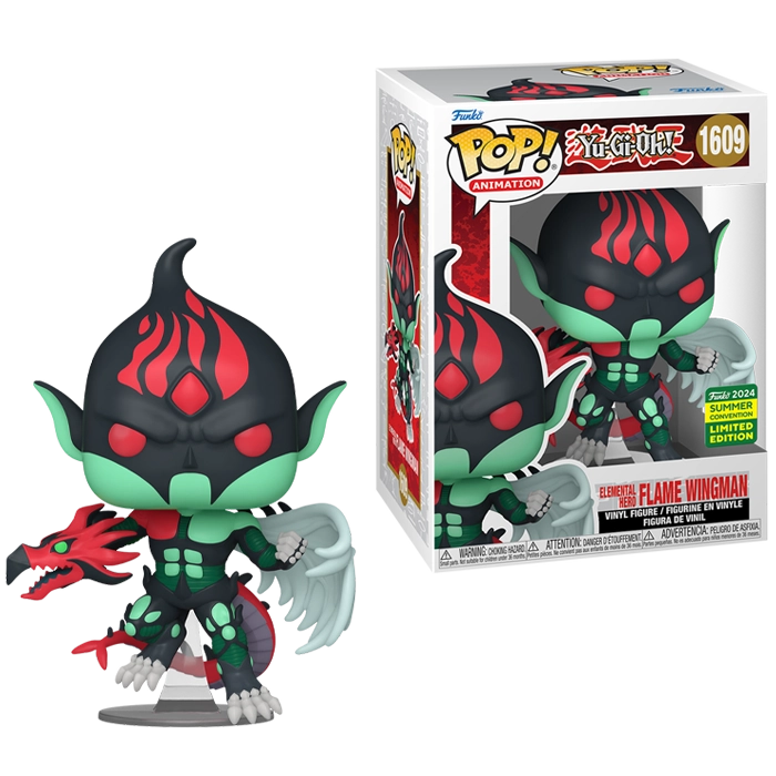 SDCC 2024: Yu-Gi-Oh! - Elemental Hero Flame Wingman Exclusive Pop! Vinyl