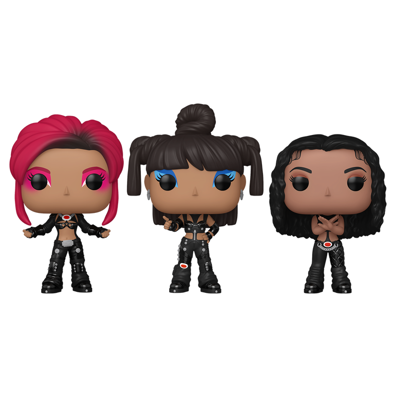 TLC: No Scrubs - T-Boz, Left Eye & Chilli Pop! Vinyl Figure 3-Pack