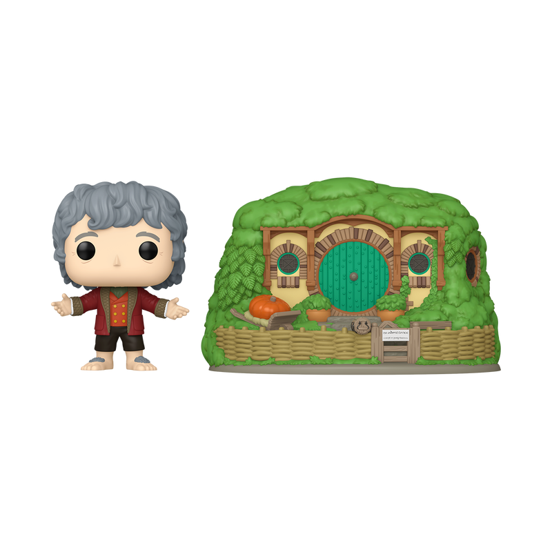 The Lord of the Rings - Bilbo Baggins with Bag-End Pop! Town Vinyl Figure