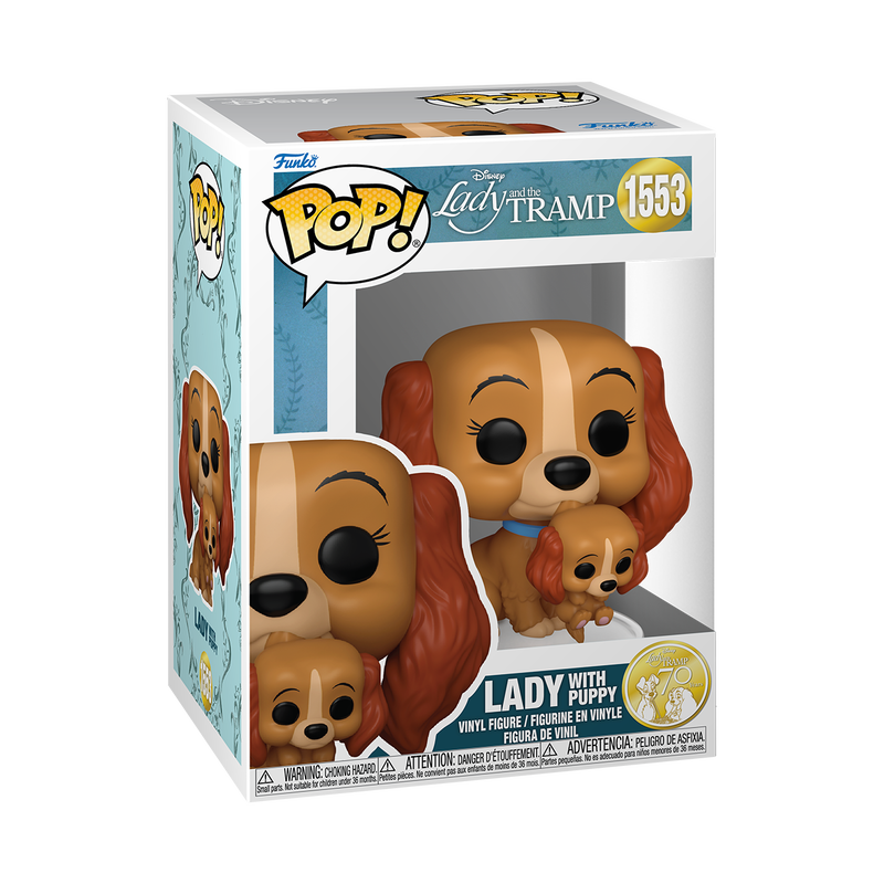Lady & The Tramp: 70th Anniversary - Lady with Puppy Pop! Vinyl