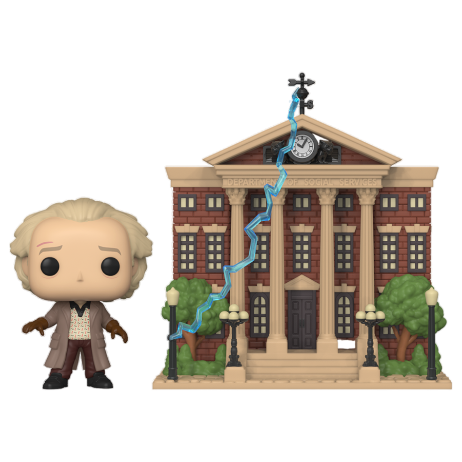 Back to the Future - Doc with Clock Tower Pop! Town