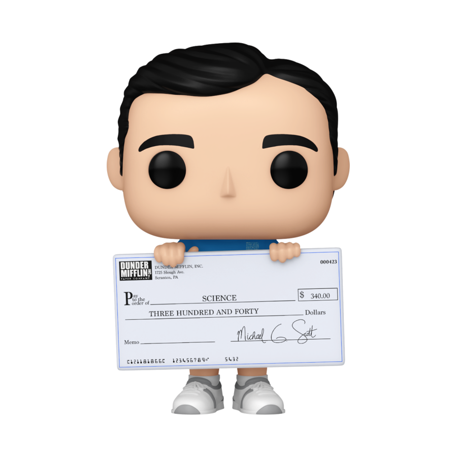 The Office - Fun Run Michael with Cheque Pop! Vinyl