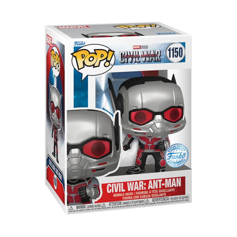 Captain America 3: Civil War - Ant-Man Build-A-Scene US Exclusive Pop! [RS]