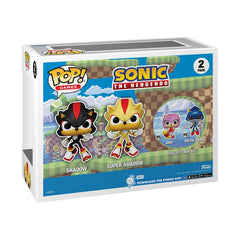 Sonic the Hedgehog - Shadow & Super Shadow US Exclusive Glow Pop