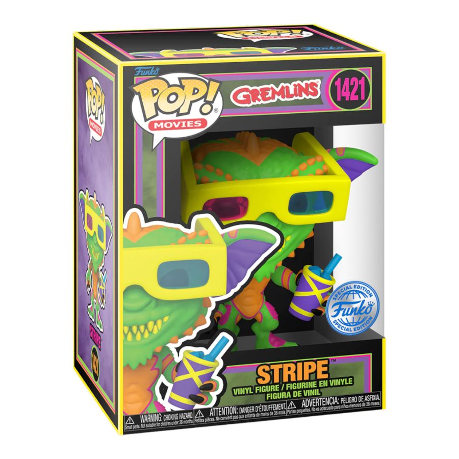 Gremlins - Stripe with Glasses US Exclusive Blacklight Pop! Vinyl [RS]