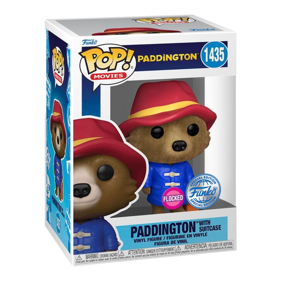 Paddington (2017) - Paddington with Case US Exclusive Flocked Pop! Vinyl [RS]