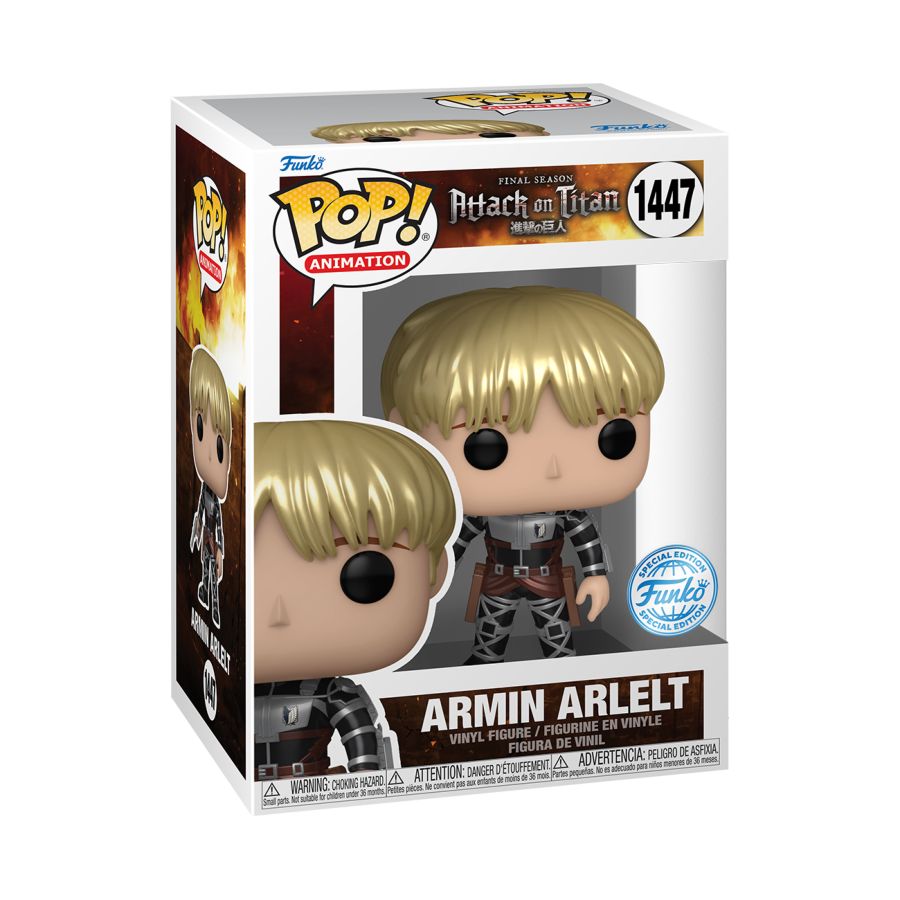 Attack on Titan - Armin Arlert US Exclusive Metallic Pop! Vinyl [RS]