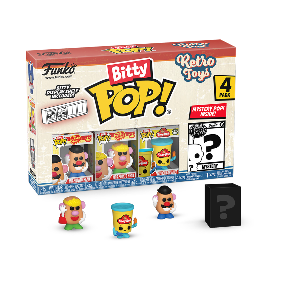 Retro Toys - Mr. Potato Head Bitty Pop! 4-Pack