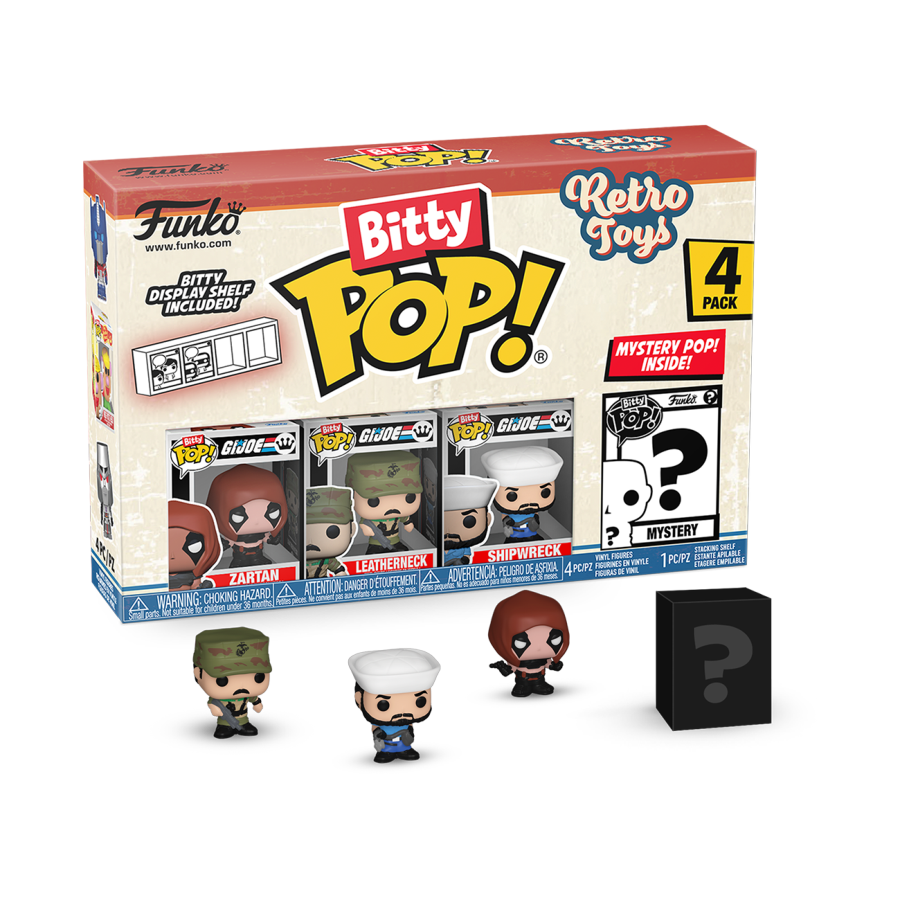 Retro Toys - GI Joe Bitty Pop! 4-Pack