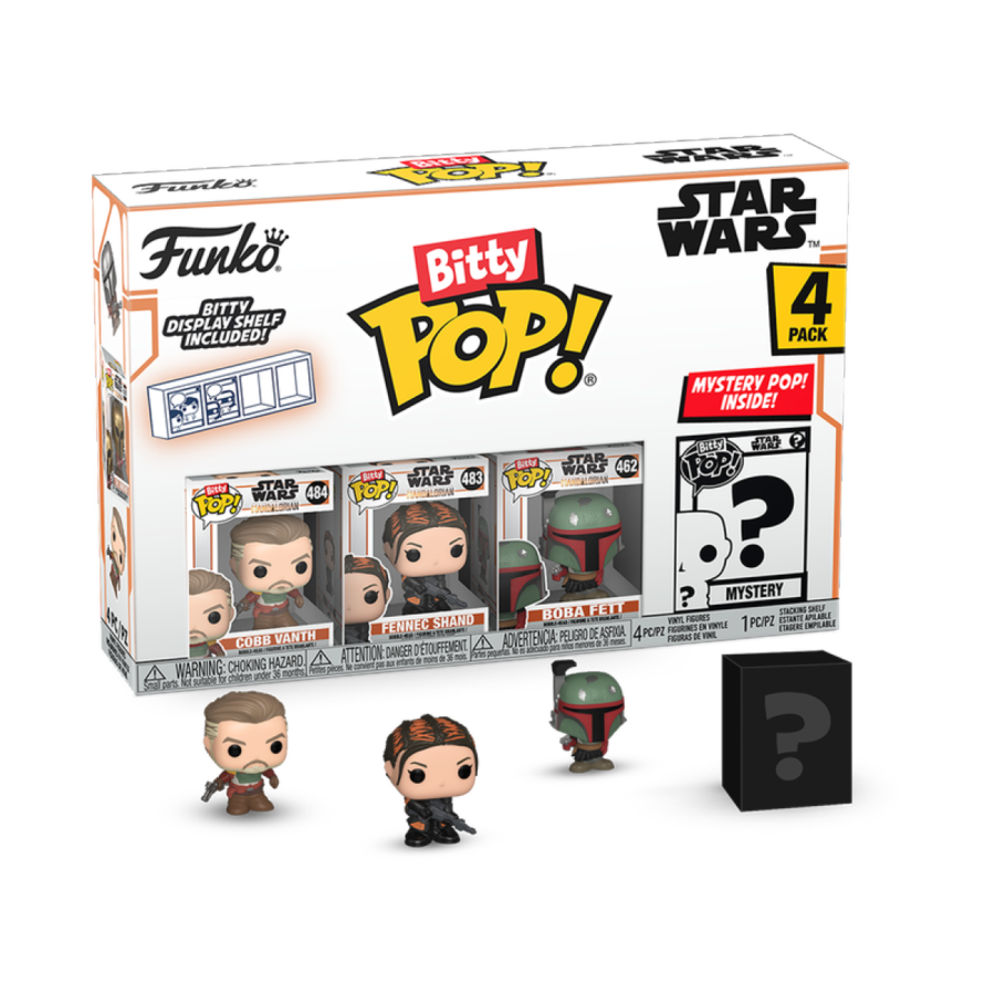 Star Wars: The Mandalorian - Cobb Vanth Bitty Pop! 4-Pack