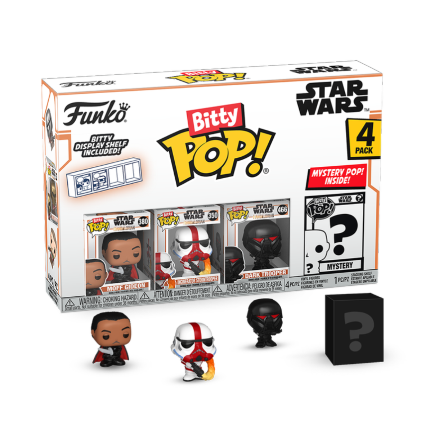 Star Wars: The Mandalorian - Moff Gideon Bitty Pop! 4-Pack