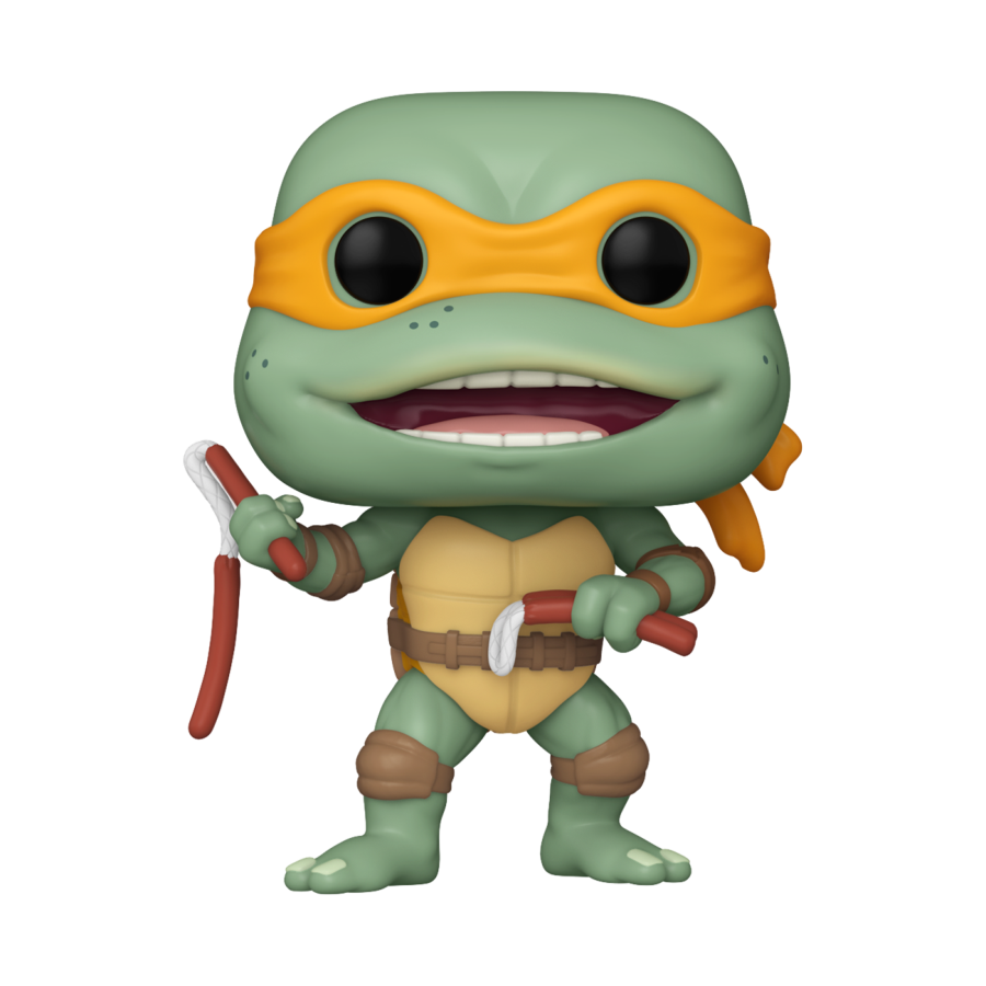 Teenage Mutant Ninja Turtles (1990) - Michelangelo with Sausage Nunchucks Pop! Vinyl