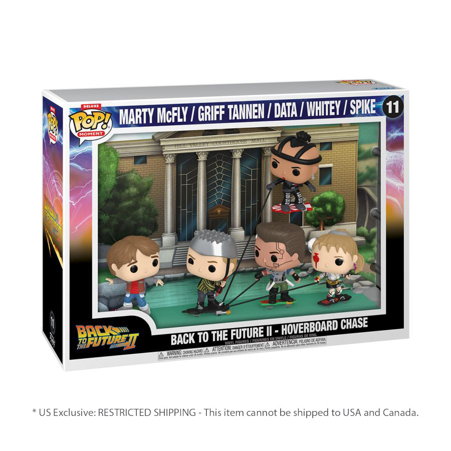 Back to the Future - Hoverboard Chase Scene US Exclusive Pop! Moment Deluxe [RS]