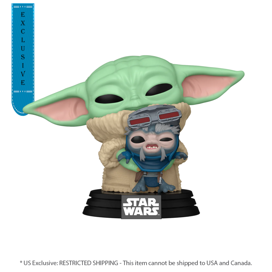 Star Wars: Mandalorian - Grogu with Driodsmith US Exclusive Pop! Vinyl [RS]