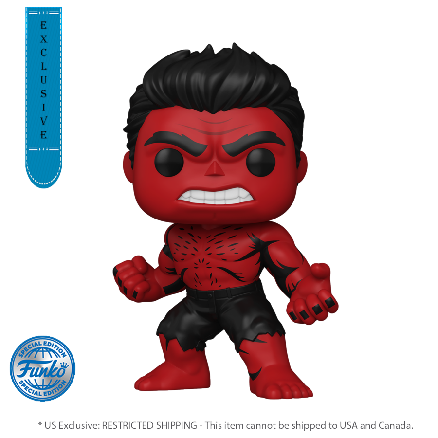 Captain America: Brave New World - Red Hulk 6" Deco US Exclusive Pop! Vinyl [RS]