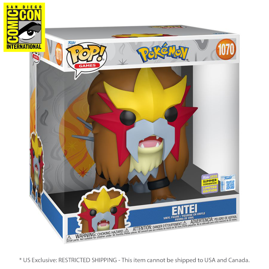 Pokemon - Entei 10" SDCC 2025 Exclusive Pop! Vinyl [RS]