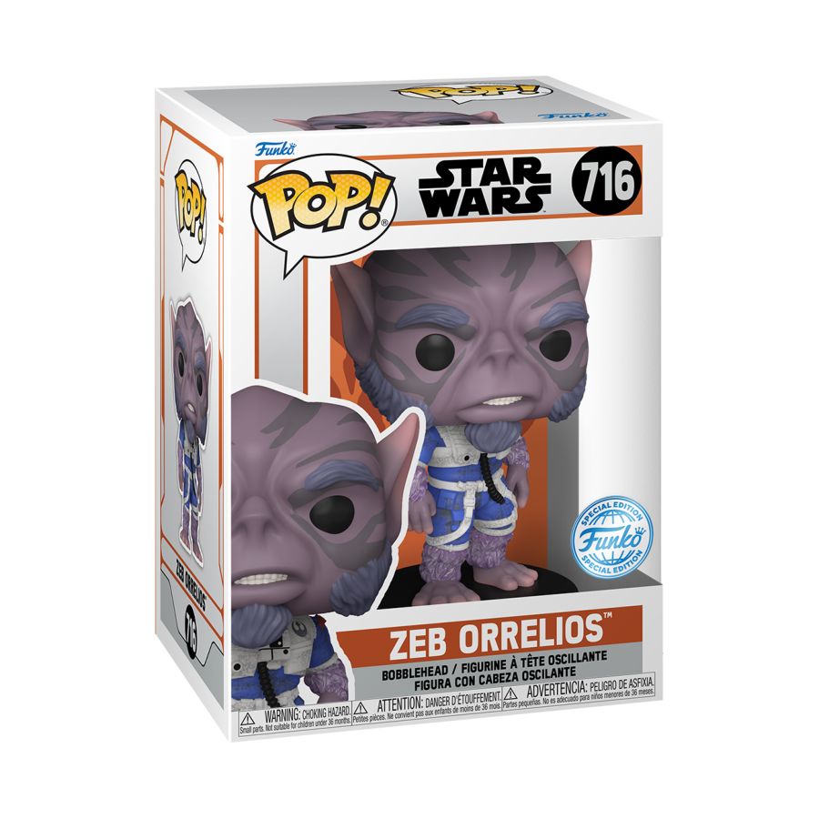 Star Wars: The Mandalorian - Zeb Orrelios US Exclusive Pop! Vinyl [RS]