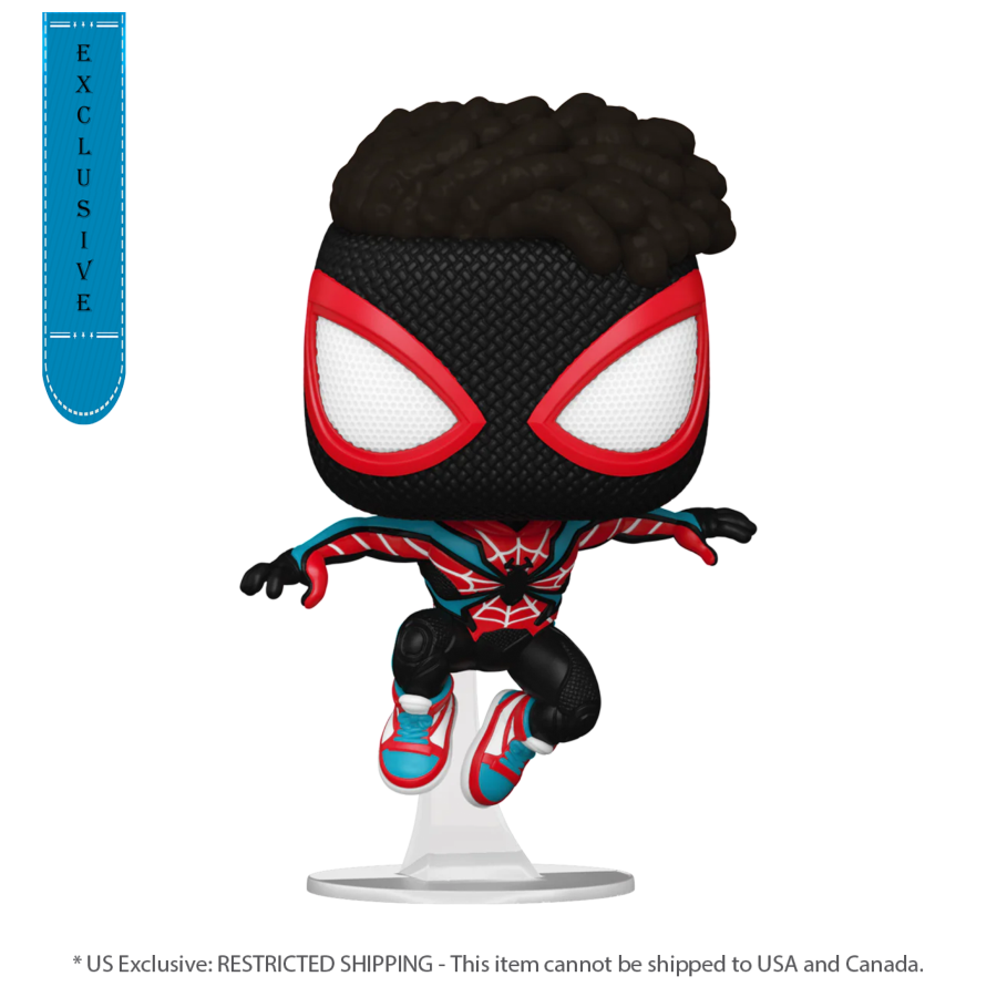 Spiderman 2 (VG'23) - Miles Morales in Evolved Suit US Exclusive Pop! Vinyl [RS]