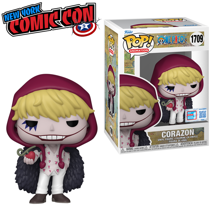 NYCC 2024: One Piece - Corazon with Devil Fruit Exclusive Pop! Vinyl RS