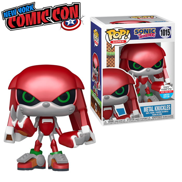 NYCC 2024: Sonic the Hedgehog - Metal Knuckles Exclusive Pop! Vinyl RS