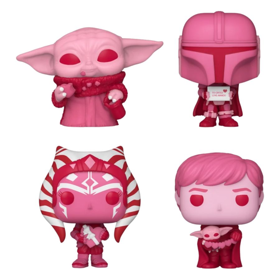 Star Wars: Valentines 2024 - Pink US Exclusive Pocket Pop! 4-Pack Heart Box [RS]