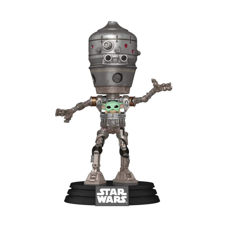 Star Wars - IG-12 with Grogu Pop! Deluxe