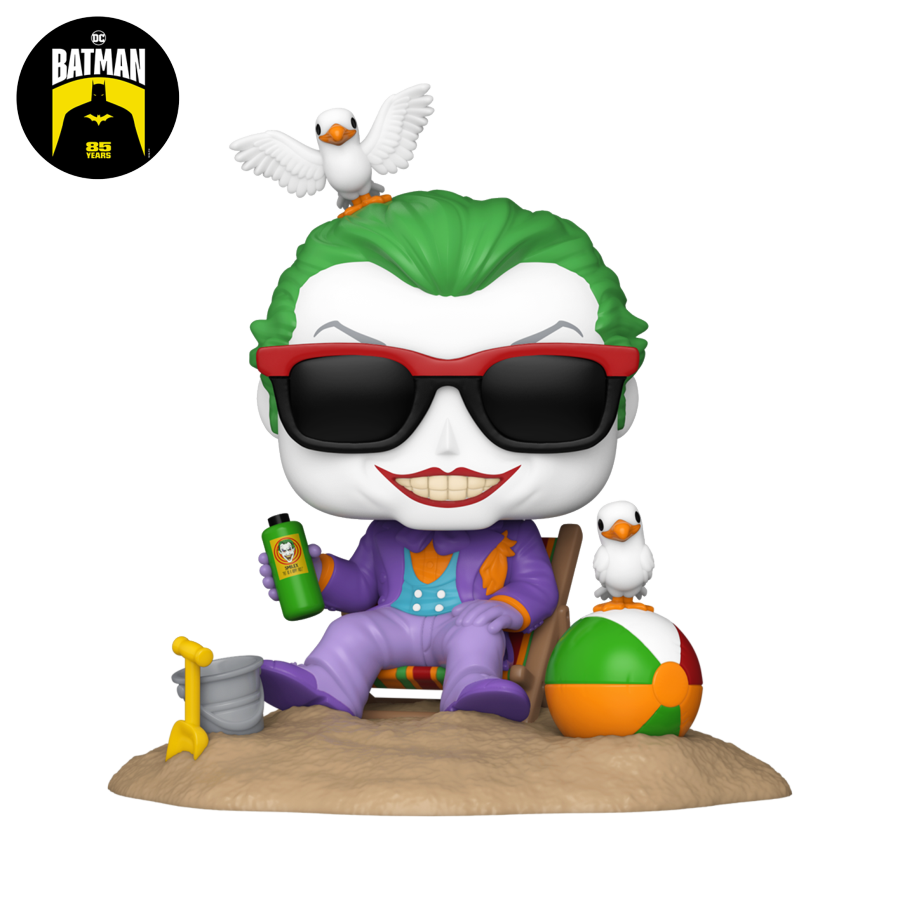 Batman: 85th Anniversary - Joker on the Beach (1989) Pop! Deluxe