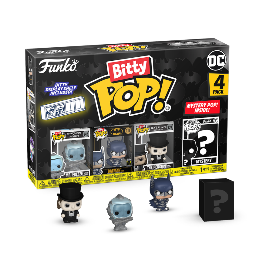 Batman: 85th Anniversary - Mr. Freeze Bitty Pop! 4-Pack