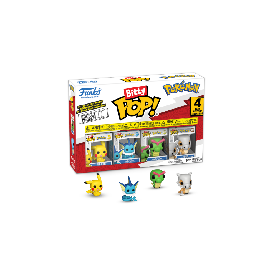 Pokemon - Pikachu Bitty Pop! 4-Pack