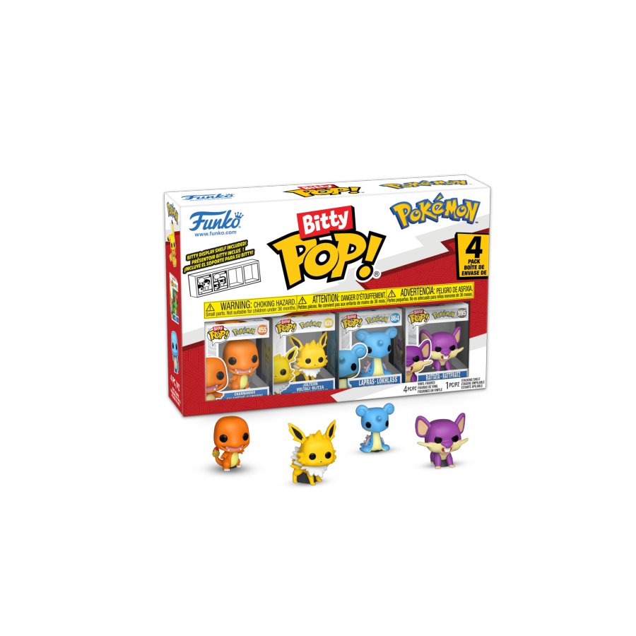Pokemon - Charmander Bitty Pop! 4-Pack