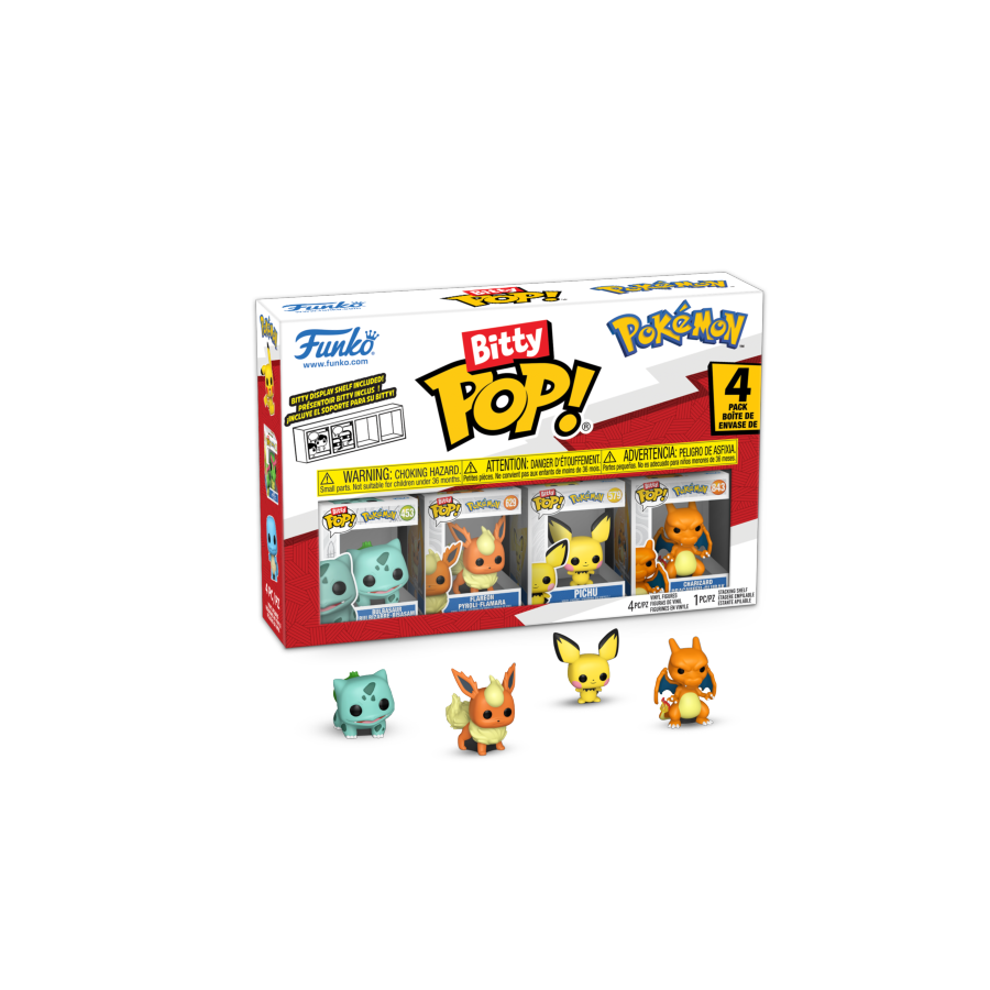 Pokemon - Bulbasaur Bitty Pop! 4-Pack