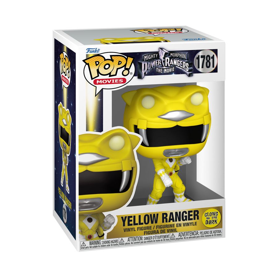 Power Rangers (1995) - Yellow Ranger Glow-in-the-Dark Pop! Vinyl