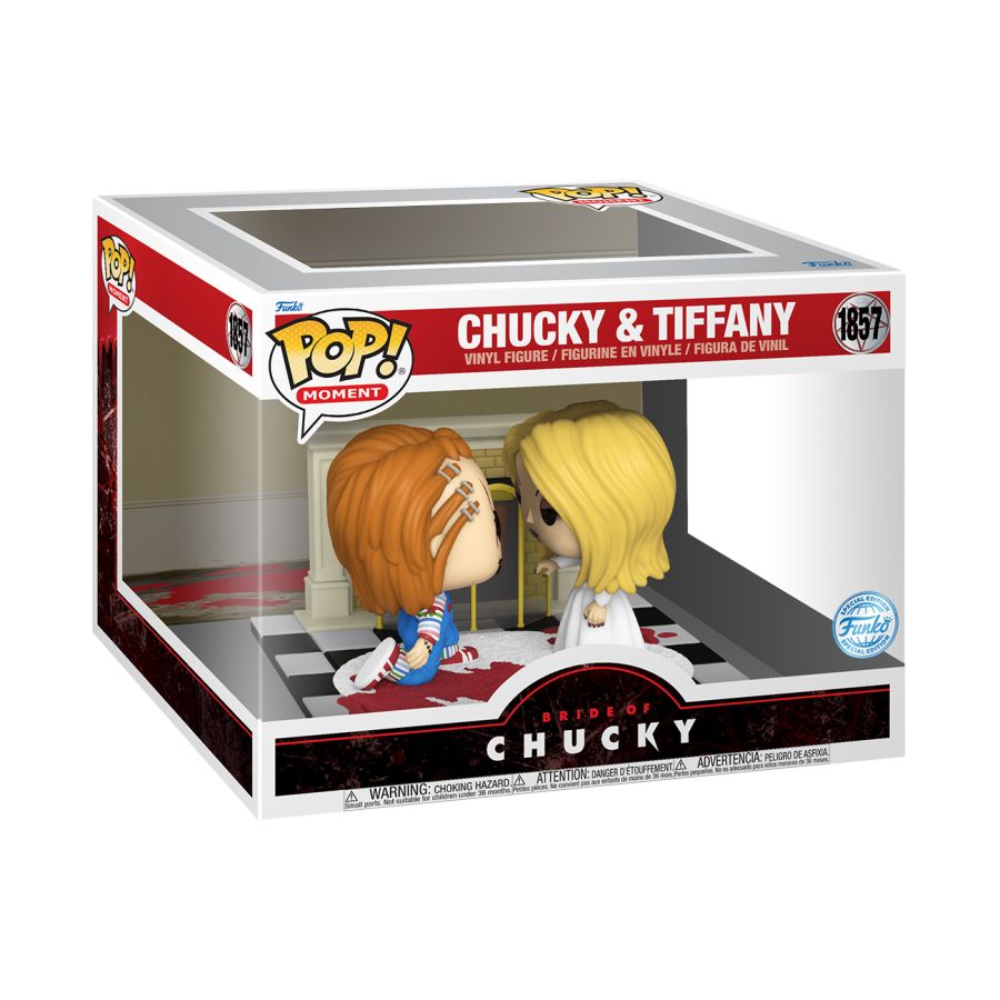 Bride of Chucky - Chucky & Tiffany US Exclusive Pop! Moment [RS]