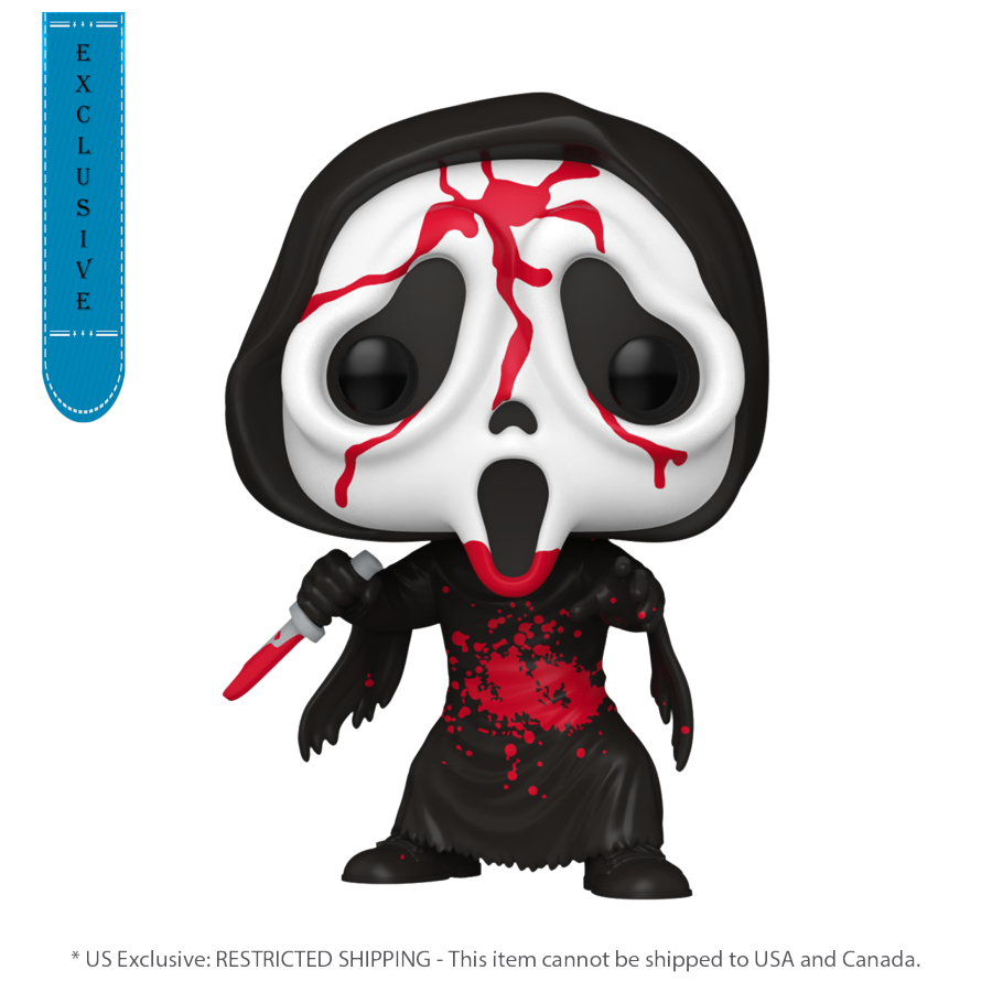 Ghostface (Scream) - Ghostface (Bloody) US Exclusive Pop! Vinyl [RS]