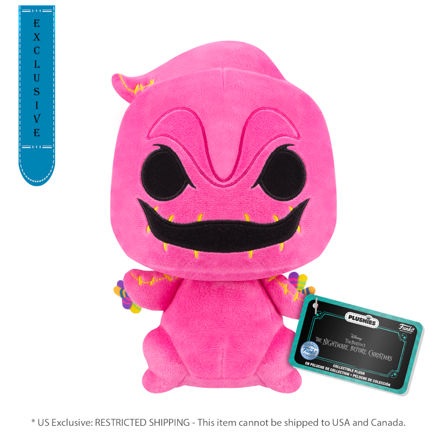 The Nightmare Before Christmas - Oogie with Worms US Exclusive Black Light 7" Pop! Plush [RS]