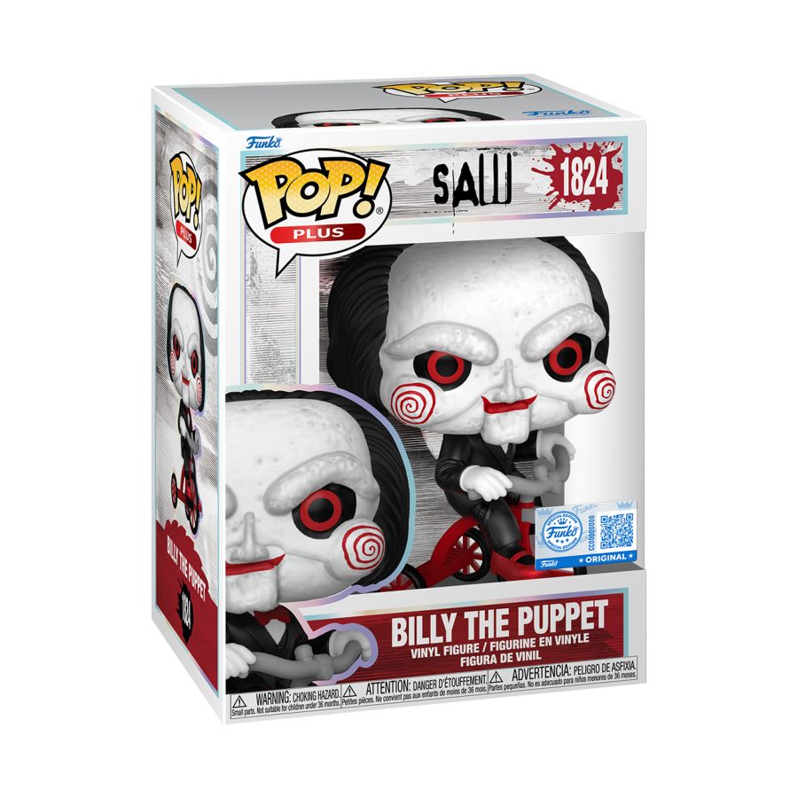 Saw: 10th Anniversary - Billy on Tricycle US Exclusive Pop! Plus [RS]