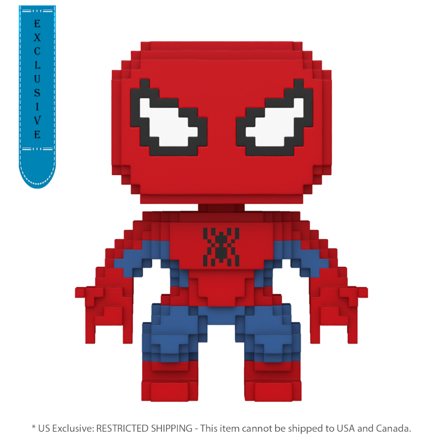 Spider-Man - Spider-Man 8-Bit US Exclusive Pop! Vinyl [RS]