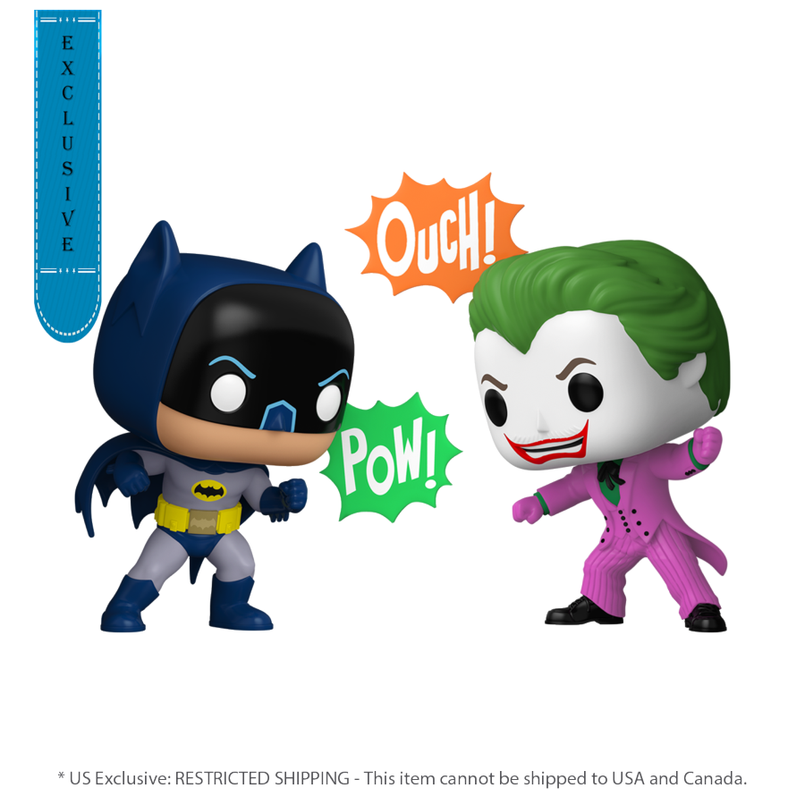 Batman: 85th Anniversary - Batman & Joker (1966) US Exclusive Pop! Vinyl 2-Pack [RS]