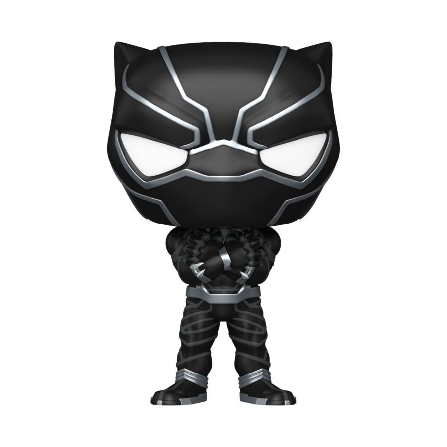 Funko Pop Marvel Studios – Black Panther Vinyl Figur, Ca. 9 Cm, Sammlerfigur Aus Der Pop!-Reihe