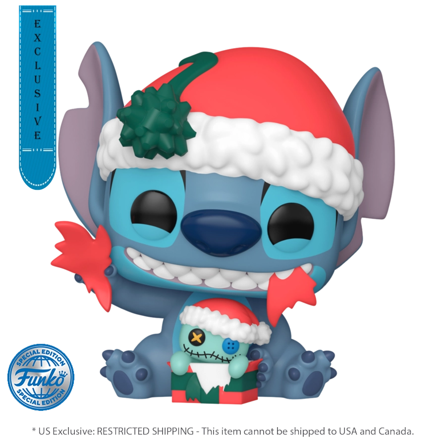 Lilo & Stitch - Stitch Unwrapping Gift US Exclusive Pop! Vinyl [RS]