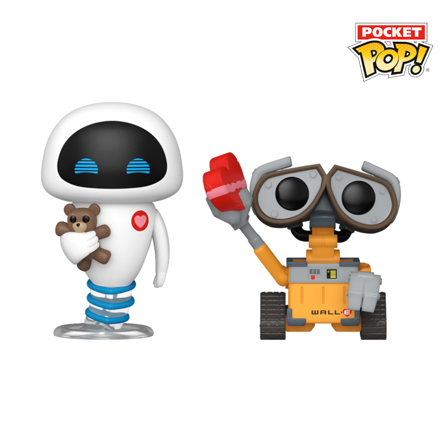 Wall-E - Eve & Wall-E Valentines Pocket Pop! 2-Pack