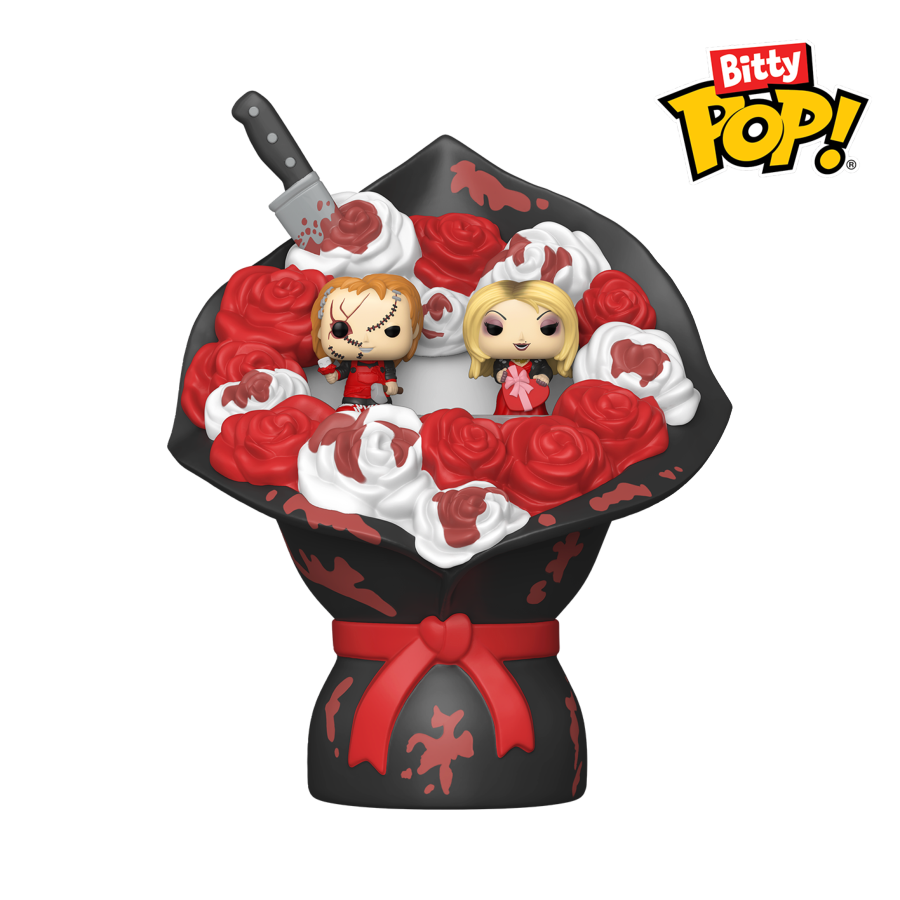 Child's Play - Chucky & Tiffany Valentines Bitty Pop! Bouquet 2-Pack